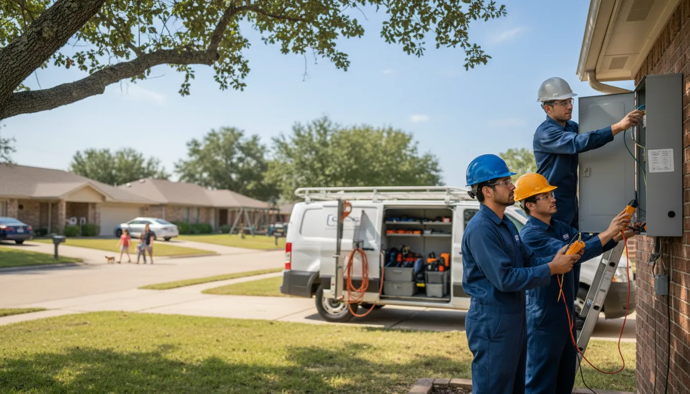 Certified electrician providing emergency electrical services in Gloster, MS